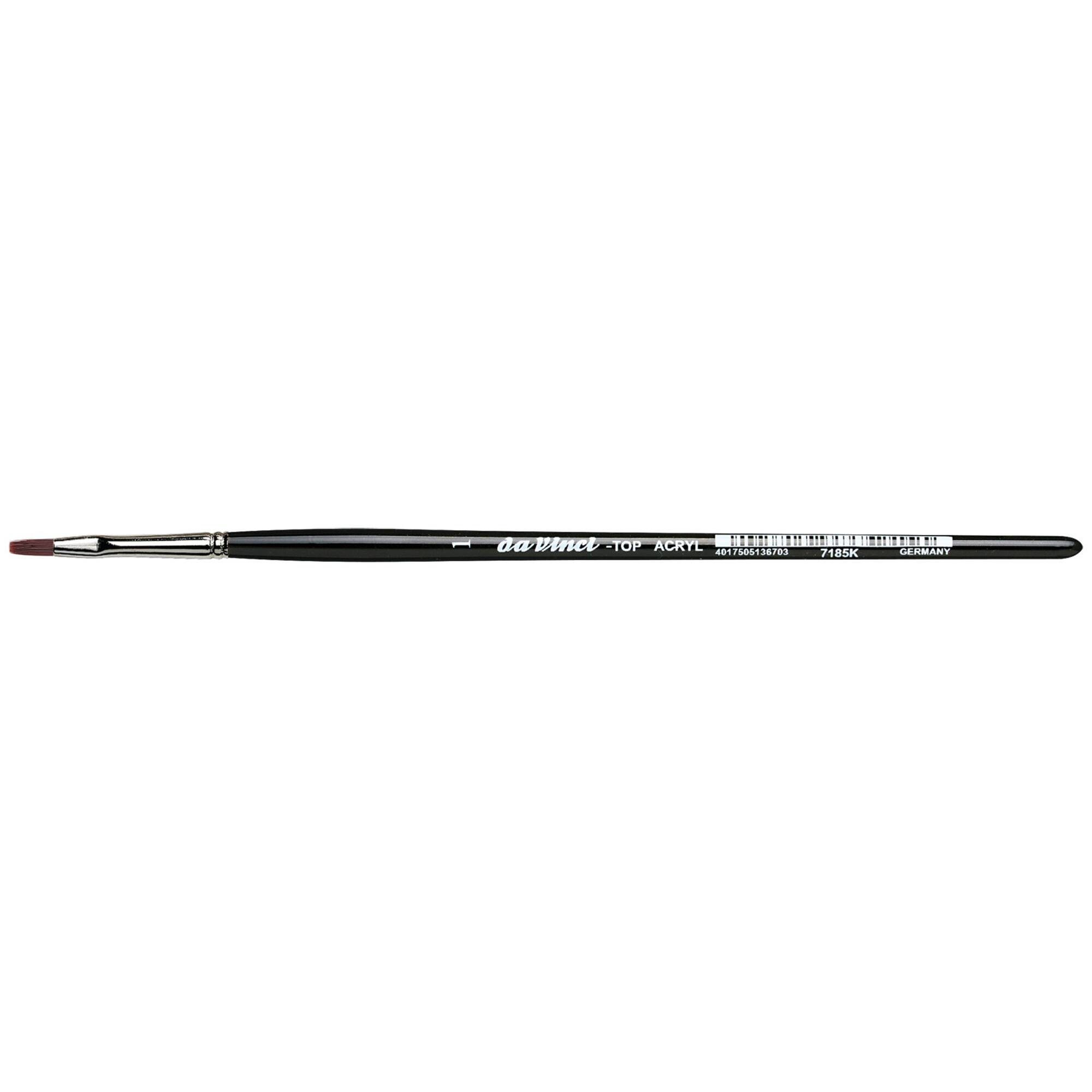 da Vinci TOP ACRYL Series 7185K Synthetic Flat Brush